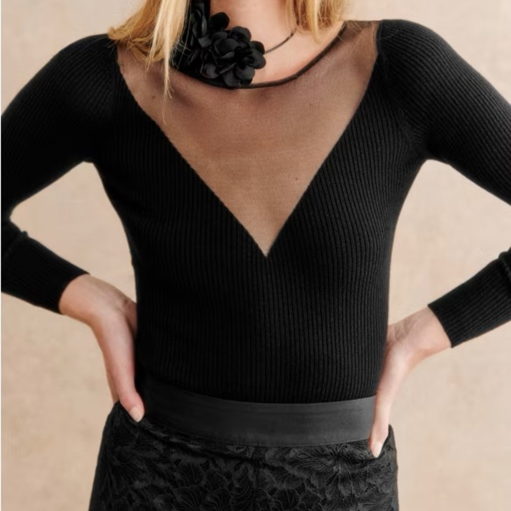Sezane Alienor Bodysuit NWT
